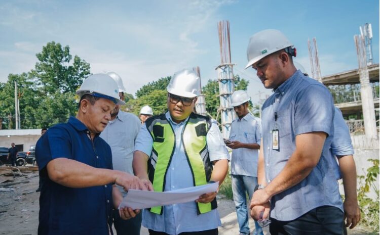 Pj Sekda Medan Tinjau Proyek Pembangunan Gedung Kolaborasi UMKM Square