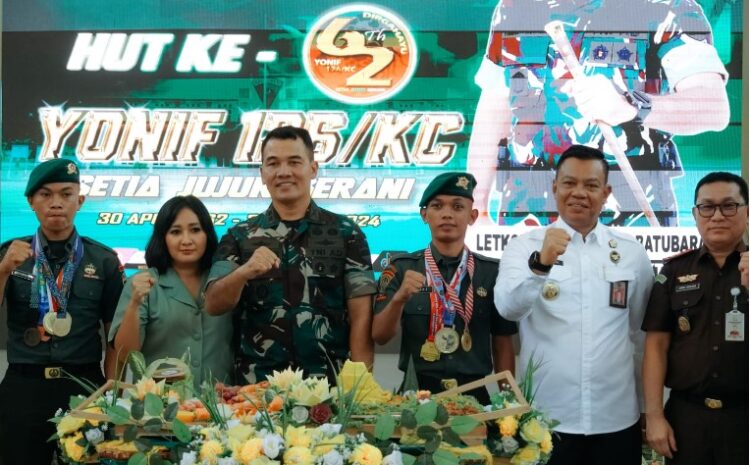 Pj Bupati Batubara Hadiri Syukuran Hut Ke-62 Yonif 126/KC