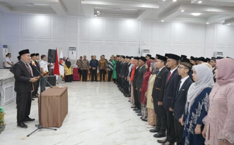  125 Anggota PPK se-Kabupaten Asahan Dilantik