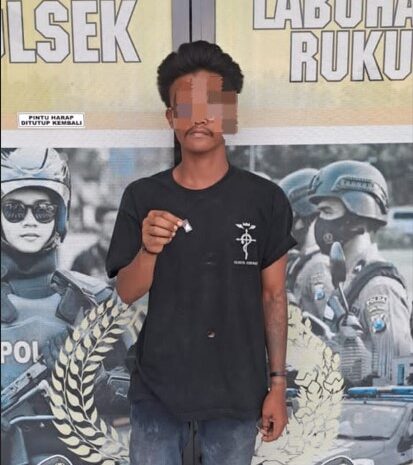  Pemuda Asahan Kepergok Polsek Labuhan Ruku Kantongi Sabu