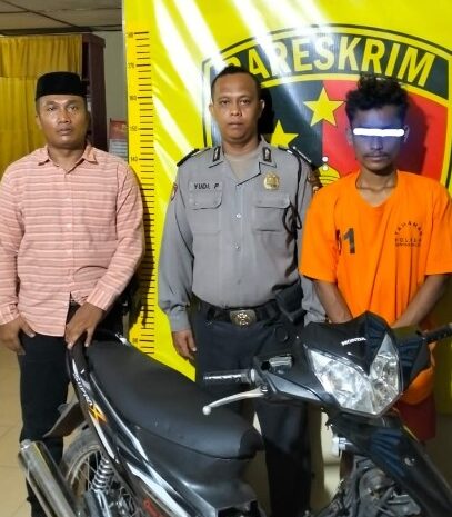  Pelaku Penggelapan Sepeda Motor Diringkus Tekab Polsek Bandar Pulau