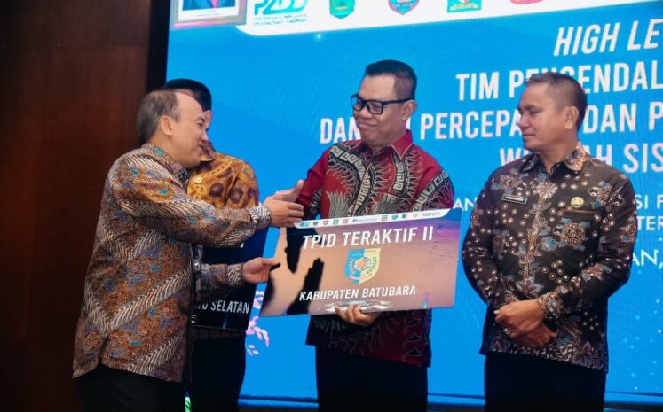  Kabupaten Batubara Raih Juara 2 TPID Teraktif