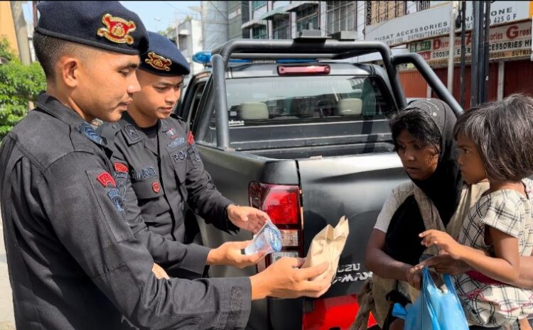 Batalyon A Sat Brimob Polda Sumut Gelar Bakti Sosial Jumat Berkah