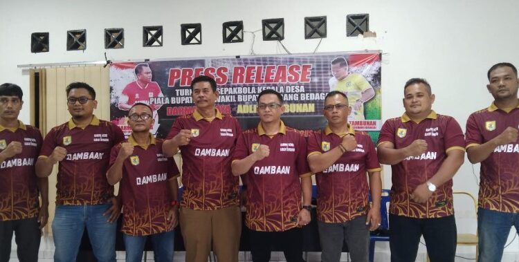  Turnamen Sepakbola Kades Rebut Piala Bupati dan Wabup Sergai