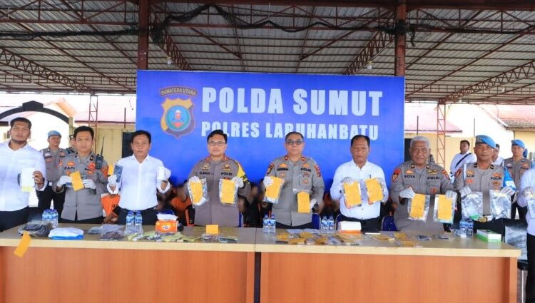 Polres Labuhanbatu Ungkap 60 Kasus dan 70 Tersangka di Ops Antik Toba 2024