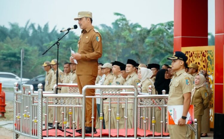  Pimpin Apel Perdana, Pj Bupati Batubara Sampaikan ASN Melayani Masyarakat Sepenuh Hati