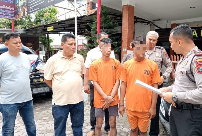  Polsek Medan Area Tangkap Pelaku Pencurian Pagar Rumah Warga