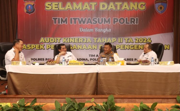  Kapolres Simalungun Bersama Jajaran Hadiri Audit Kinerja Tahap-II 2024 Itwasum Polri di Parapat