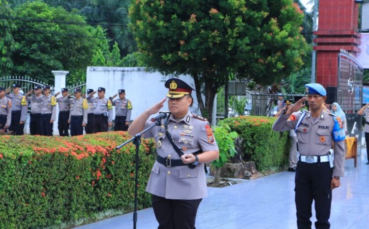  Polres Labuhanbatu Gelar Ziarah Rombongan dalam Rangka Hari Bhayangkara Ke-78