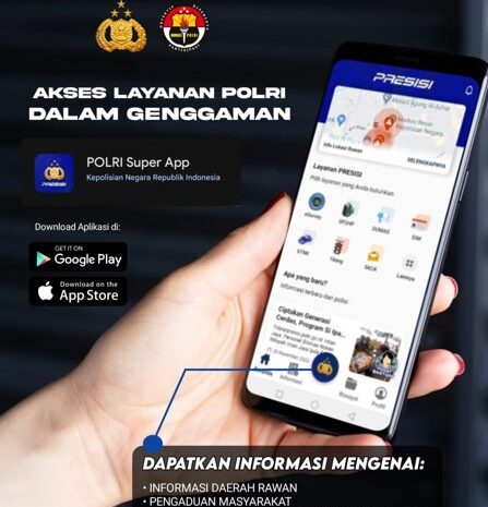  Bhabinkamtibmas Polresta Deli Serdang Sosialisasikan Applikasi Polri Super Apps