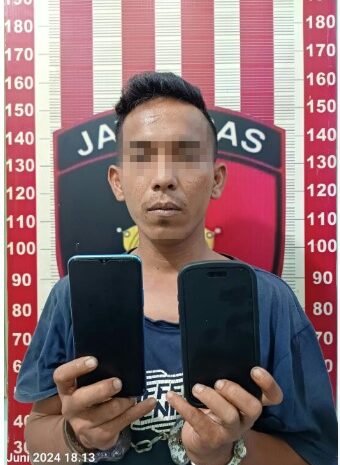  Polisi Bekuk Pencuri Iphone 15 Pro di Sibuluan Indah Tapteng