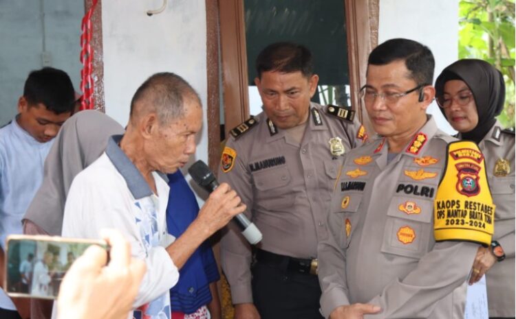  Kapolrestabes Medan Gelar Bakti Sosisal Resmikan Rumah Warga Jalan Perbatasan