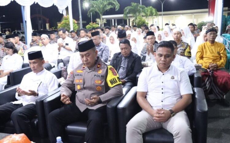 Sambut Hut Bhayangkara Ke-78, Polres Morowali Gelar Doa Bersama Lintas Agama