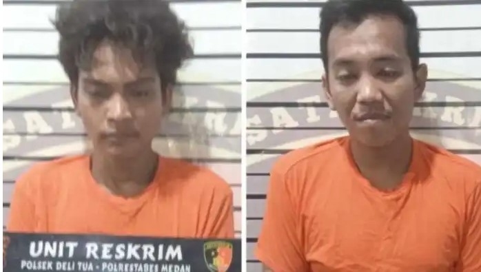  Polsek Delitua Tangkap 2 Maling di Kwala Bekala