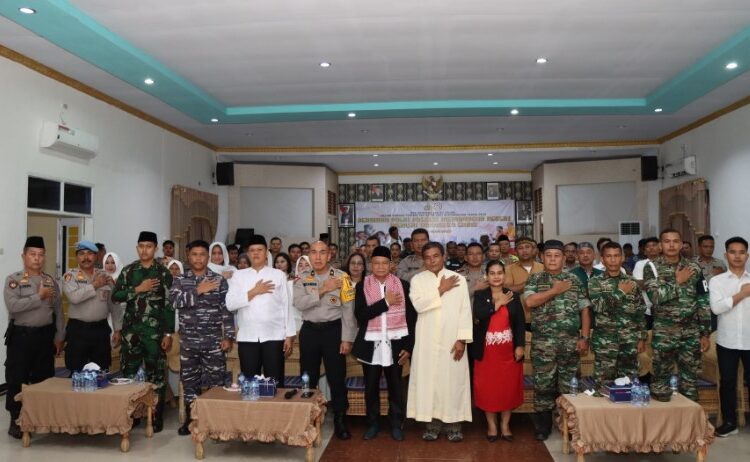  Sambut HUT Bhayangkara 78, Polres Tapteng Ikuti Doa Lintas Agama dari Mabes Polri