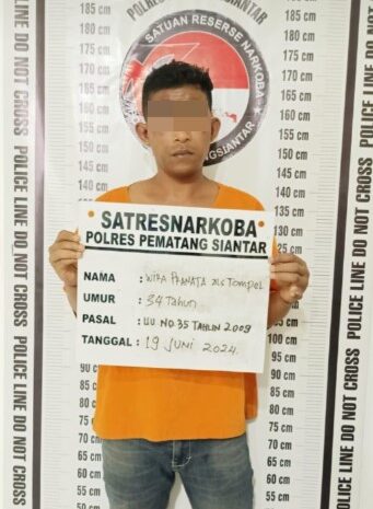  Polres Pematang Siantar Tangkap Tompel Pemilik Sabu