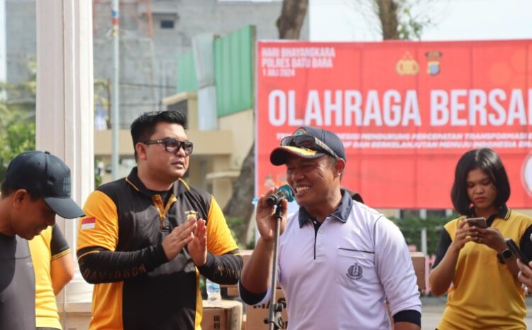  Sambut Hari Bhayangkara, Polres Batubara Gelar Olahraga Senam dan Lari Marathon Bersama