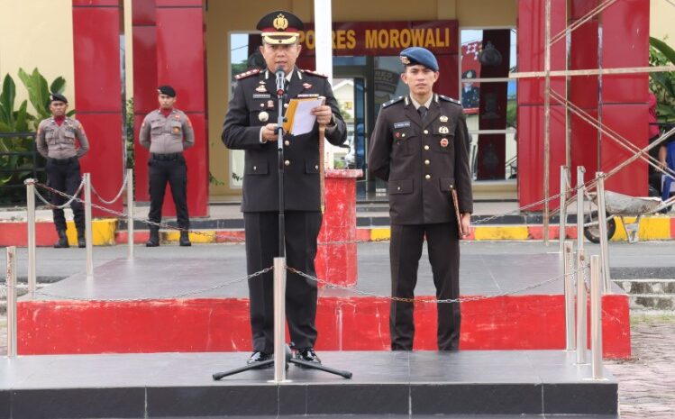  Polres Morowali Gelar Upacara Peringatan Hari Lahir Pancasila Tahun 2024