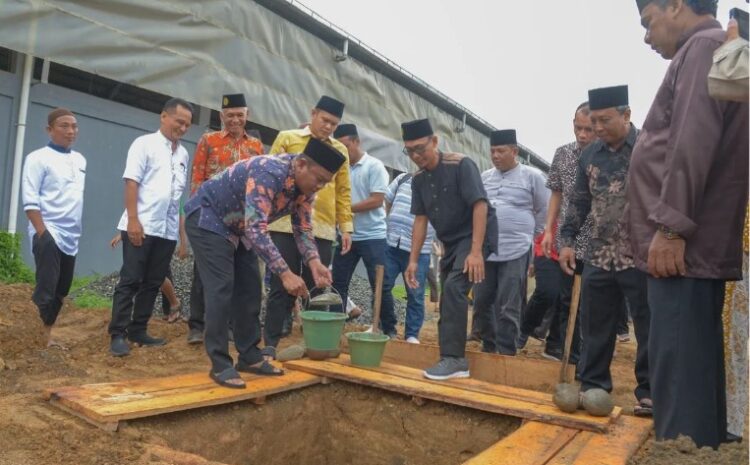 Di Peletakan Batu Pertama Gedung Pendidikan, Bupati Sergai Apresiasi Semangat Gotong Royong Muhammadiyah