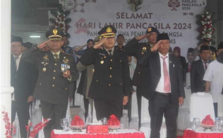  Dandim 1311/ Morowali Hadiri Upacara Peringatan Hari Lahir Pancasila 2024 Sekaligus Penyerahan SK PPPK