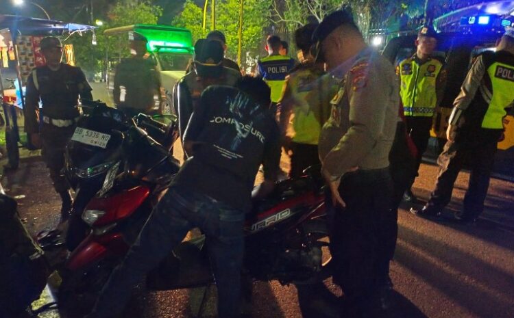  Polres Sibolga Patroli Tiga Pilar dan Razia Cegah Tindak Pidana Jalanan