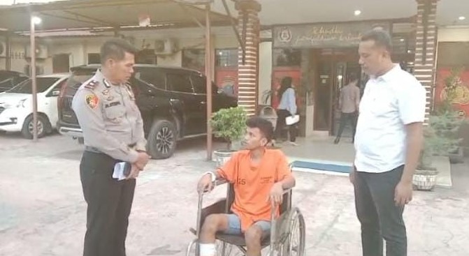  Begal Sadis Pengemudi Ojol di Simpang Beo Ditembak Polsek Medan Tembung