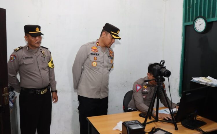  Optimalkan Pelayanan, Kapolres Cek Pelayanan Publik Polres Tapanuli Tengah