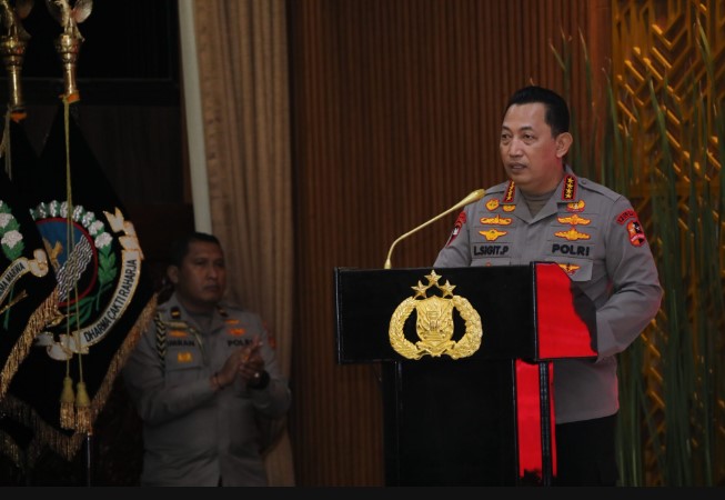  Kapolri Buka Rakernis Gabungan 4 Satker Polri