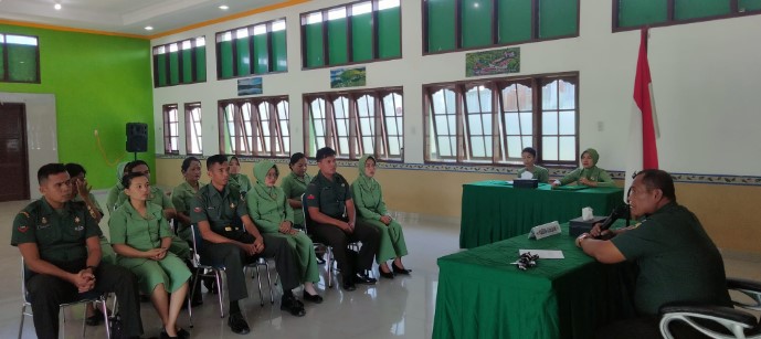  Bangun Rumah Tangga Harmonis dan Mendukung Tugas Suami, Arahan Penting Kasdim 0206/Dairi Untuk 3 Anggota Persit Baru