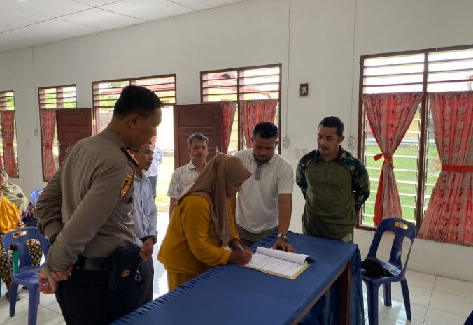  Kapolsek Tanah Jawa Selesaikan Kasus Pencurian Kelapa Sawit PTPN IV Dengan Restorative Justice