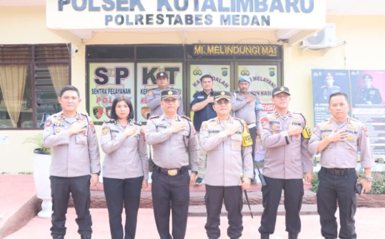  Sidak Polsek Kutalimbaru, Ini Arahan Kapolrestabes Medan