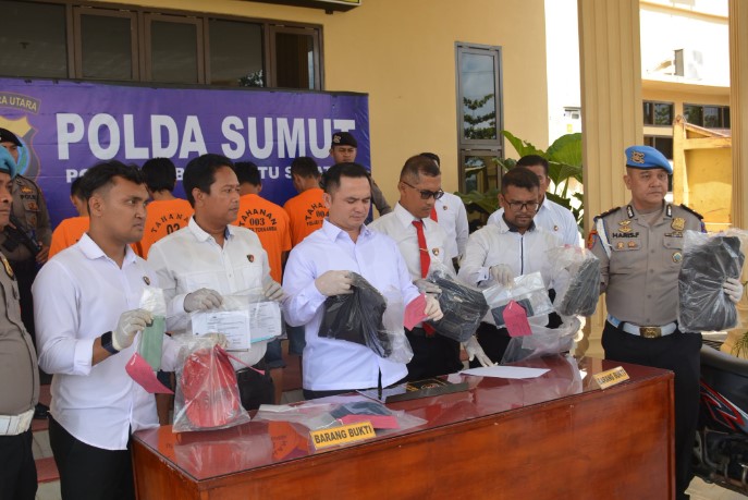  Polres Labusel Ungkap Kasus Curat Dump Truck Lintas Provinsi