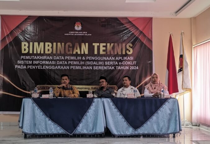  KPU Labusel Laksanakan Bimbingan Teknis PPK dan PPS