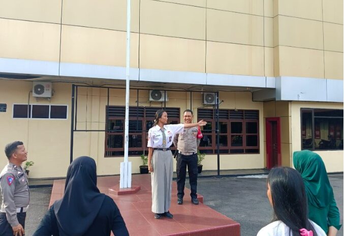  Polres Sibolga Berikan Pelatihan PKS Tingkat SMA Sederajat