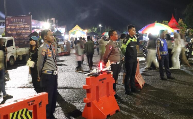 Polres Morowali Kawal Pengamanan Peluncuran Tahapan Pilkada Kabupaten Morowali Tahun 2024