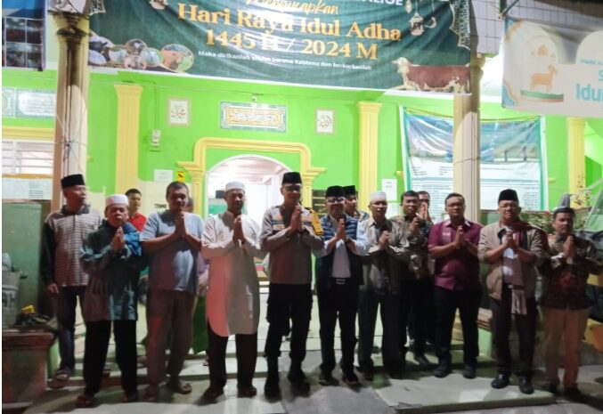  Kapolres Toba Hadiri Pelepasan Peserta Pawai Takbir Hari Raya Idul Adha