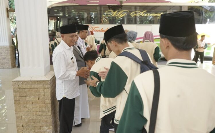  Jelang MTQ ke-39 Tingkat Provsu, Bupati Lepas Kafilah Asahan