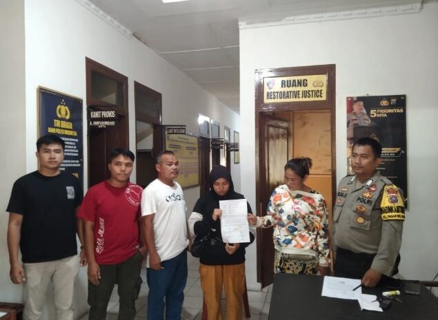  Bhabinkamtibmas Pasar Belakang Polres Sibolga Selesaikan Kasus dengan Restorative Justice