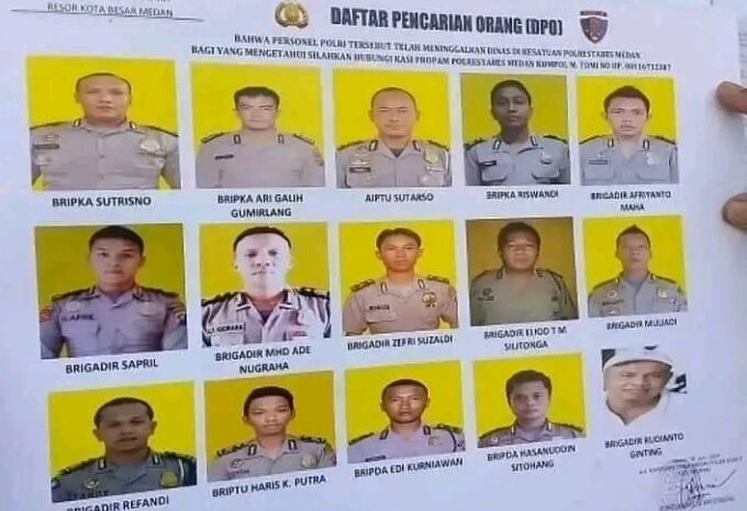  15 Personil Polrestabes Medan Jadi Buronan Kasus Perampokan Modus COD