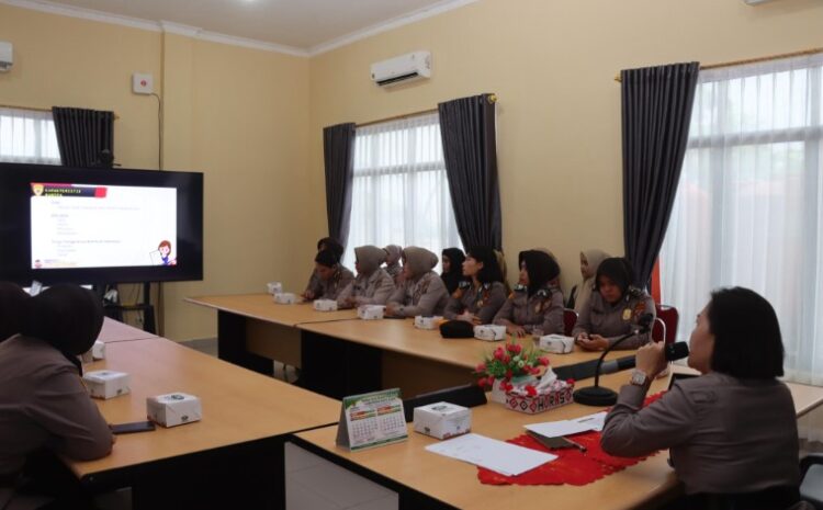  Bag SDM Polres Batubara Gelar Psikoedukasi Pekerja Wanita Menuju Indonesia Emas