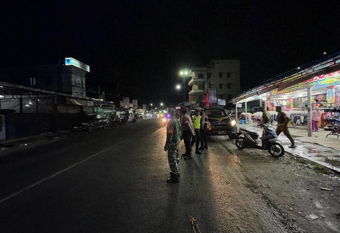  Polres Sibolga Laksanakan Patroli Gabungan Tiga Pilar dan Razia Cegah Kenakalan Remaja