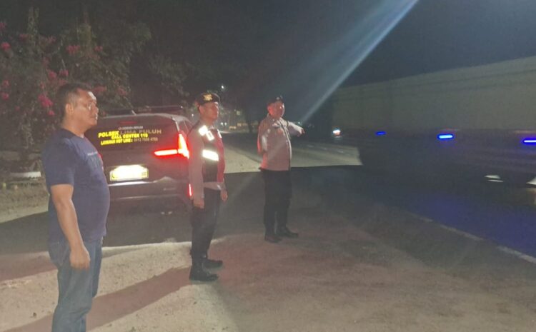  Patroli Dialogis Malam Terus Dilakukan Polsek Lima Puluh Jelang Pilkada Serentak 2024