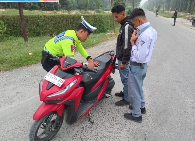  Ops Patuh Toba, Satlantas Polres Batubara Tindak 105 Pengendara