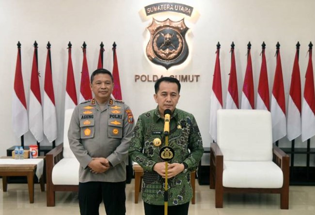  Pj Gubernur Agus Fatoni Apresiasi Keberhasilan Polda Sumut Raih Penghargaan Kompolnas