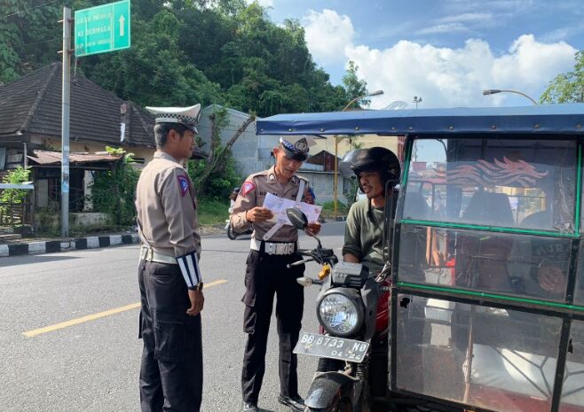  Hari Keenam Ops Patuh Toba 2024, Polres Sibolga Kembali Tindak Pelanggar Dengan Tilang