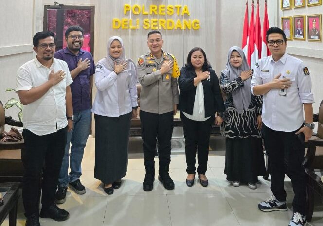  Sinergitas Sukseskan Pilkada Serentak 2024, Kapolresta Deli Serdang Terima Audensi Dari KPU Deli Serdang