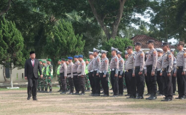  Bupati Darma Wijaya Pembina Apel Kesiapan Antisipasi Bencana Karhutla Tahun 2024