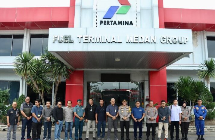  Kapolres Pelabuhan Belawan Bersama Tim Baharkam Polri Tinjau Jalur Pipa Minyak PT Pertamina