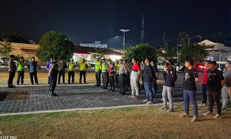  Patroli Gabungan Polres Batubara Amankan 6 Unit Sepeda Motor Pakai Knalpot Broong