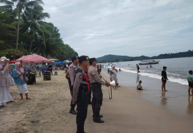  Cegah Kecelakaan Laut, Sat Polairud Polres Sibolga Patroli di Objek Wisata Tapteng